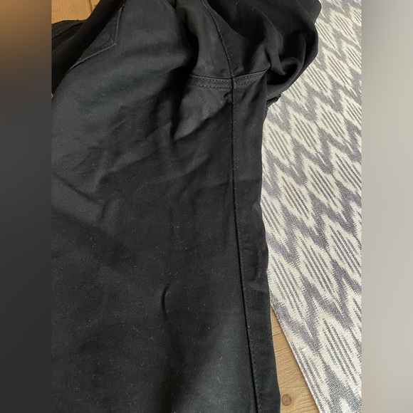 AG Adriano Goldschmied: Black Mid-Rise Slim Straight Jeans - Picture 13 of 13